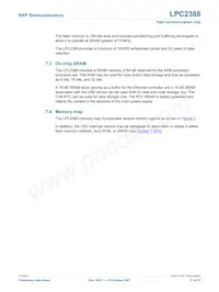 LPC2388FBD144 Datasheet Page 17