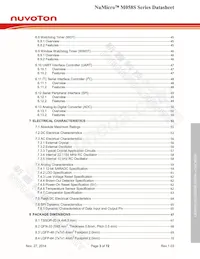 M058SZAN Datasheet Page 3