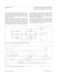 MAX11156ETC+ Datasheet Page 22