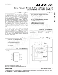 MAX5223EKA+T Datenblatt Cover