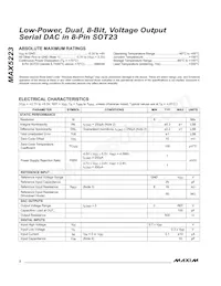 MAX5223EKA+T Datenblatt Seite 2