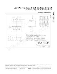 MAX5223EKA+T Datasheet Pagina 11