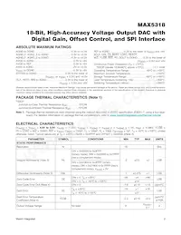 MAX5318GUG+T Datasheet Page 2