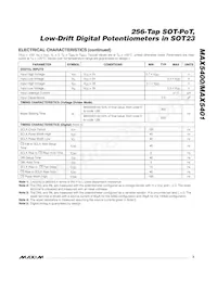MAX5401EKA-T Datasheet Page 3