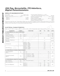 MAX5418NETA+T Datasheet Page 2