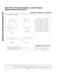 MAX5429ETA+T Datasheet Page 10