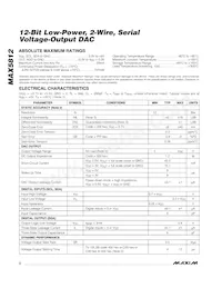MAX5812NEUT+ Datasheet Page 2
