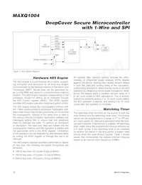 MAXQ1004-B01+ Datasheet Page 12