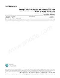 MAXQ1004-B01+ Datasheet Page 18