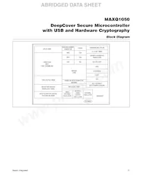 MAXQ1050-BNS+ Datasheet Pagina 2