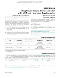 MAXQ1050-BNS+ Datasheet Page 3