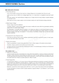 MB95F168JAPMC1-GE1 Datasheet Page 14