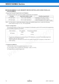 MB95F168JAPMC1-GE1 Datenblatt Seite 16