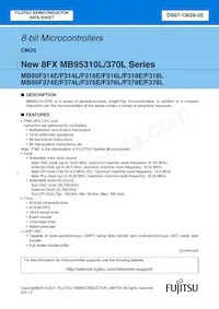 MB95F318EPMC-G-SNE2 Datasheet Pagina 2