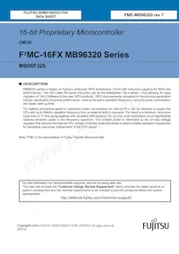 MB96F326RSBPMC-GSE2 Datasheet Copertura