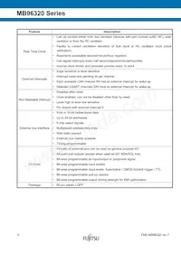 MB96F326RSBPMC-GSE2 Datasheet Pagina 4