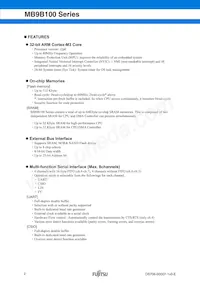 MB9BF104NPMC-G-JNE1 Datasheet Page 2