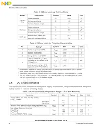 MC9RS08KA8CPJ Datasheet Page 8