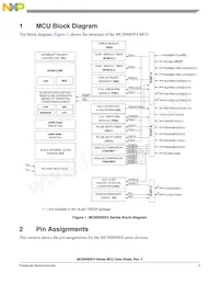 MC9S08SF4MTG Datasheet Page 3