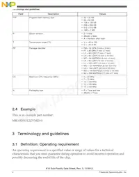 MK10DX128VLH7 Datasheet Page 4