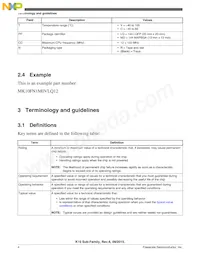 MK10FN1M0VMD12 Datasheet Page 4
