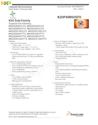MK20DX128VFT5 Datasheet Cover