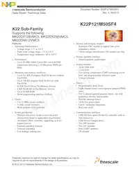 MK22DN512VMC5 Datasheet Cover