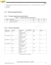 MK22DN512VMC5 Datasheet Page 21