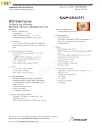 MK22DX256VLF5 Datenblatt Cover