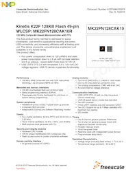 MK22FN128CAK10R Datasheet Cover