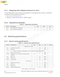 MK22FN128CAK10R Datasheet Page 18