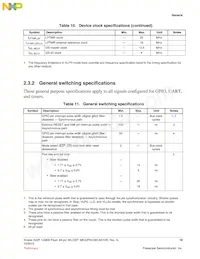 MK22FN128CAK10R 데이터 시트 페이지 19