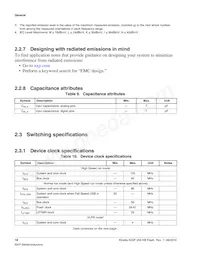 MK22FN256VLL12R Datasheet Page 18