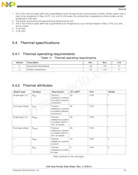 MK40DN512VLK10 Datasheet Page 23