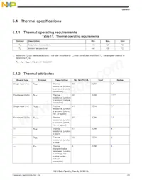 MK61FX512VMD12 Datasheet Page 23