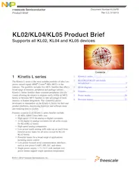 MKL02Z32VFK4R Datasheet Cover