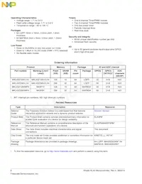 MKL43Z128VMP4 Datasheet Page 2