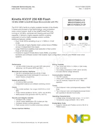 MKV31F256VLH12P Datasheet Cover