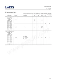 ML610Q174-NNNGAZWAX Datasheet Page 17