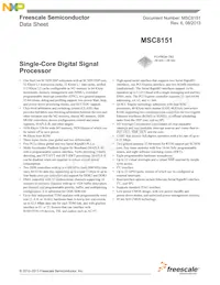 MSC8151TAG1000B Datenblatt Cover