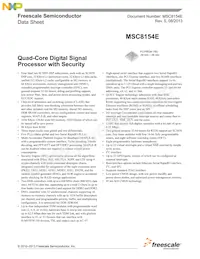 MSC8154ETAG1000B Datasheet Cover