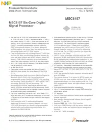 MSC8157TAG1000A Datenblatt Cover