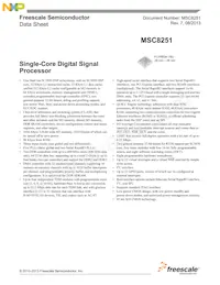 MSC8251TAG1000B Datenblatt Cover