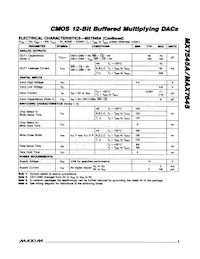 MX7545ACWP+T Datasheet Page 3