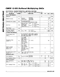 MX7545ACWP+T Datasheet Page 4