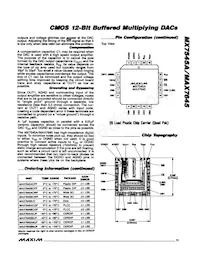 MX7545ACWP+T Datasheet Pagina 11