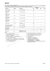 PM7543FSR Datasheet Page 4