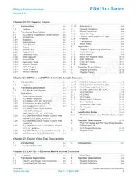 PNX1502E Datasheet Page 9