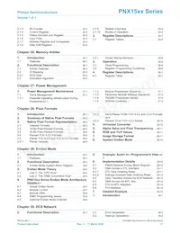 PNX1502E Datasheet Pagina 11