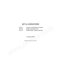 QT115-S Datasheet Cover